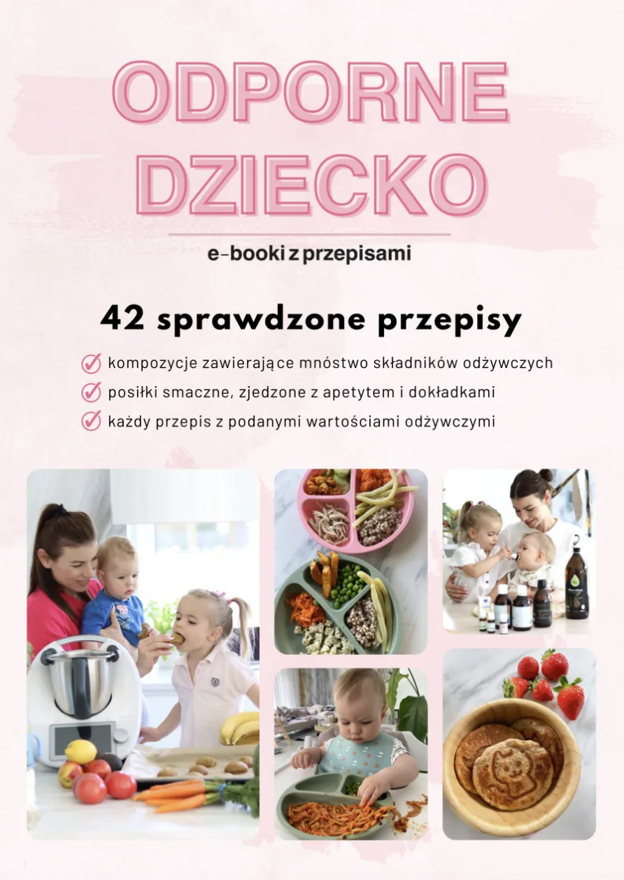 Okładka ebooka Odporne Dziecko — przepisy i wiedza żywieniowa dla rodziców